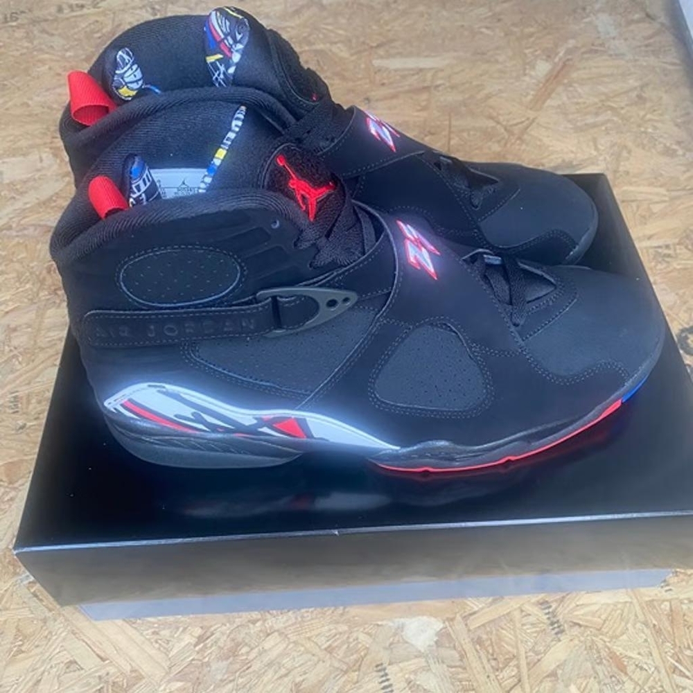 Air Jordan 8 Retro Playoffs 2023 black/true red - Picture 5 of 9